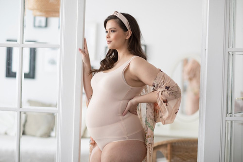 Koszulka damska Flexi-One Julimex- beżowy