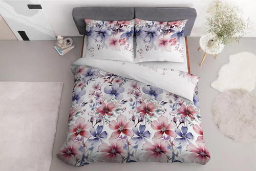Pościel bawełniana 4965A kwiaty Detexpol 