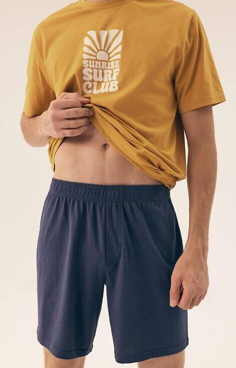 Piżama Męska 42600 Sun Henderson - żółta