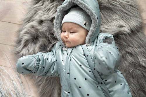 Kombinezon zimowy dla niemowląt Winter Pinokio - miętowy