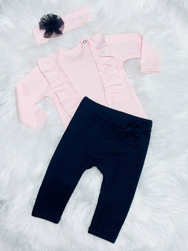 Spodnie niemowlęce Tosia Bambarillo czarny