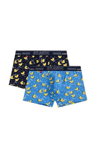 Bokserki męskie 2MH-066  A'3 Atlantic - niebieski-granat