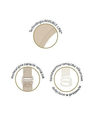 119 Body korygujące pod biust Shape & Chick Julimex - granatowy