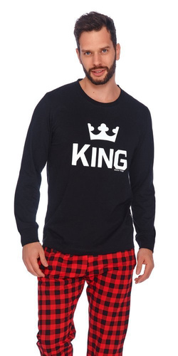 PMB.9761 Piżama Męska Doctor Nap - red