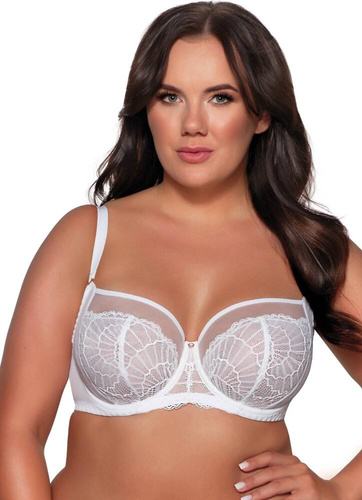 2109 Miękki Biustonosz Ava biały