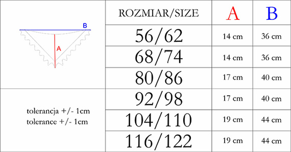 Apaszka chustka niemowlęca 208057 Lizy Nicol