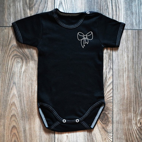 Body krótki rękaw "Kokarda" Moocha białe