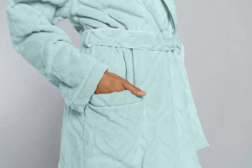 Szlafrok damski Morena Italian Fashion - miętowy