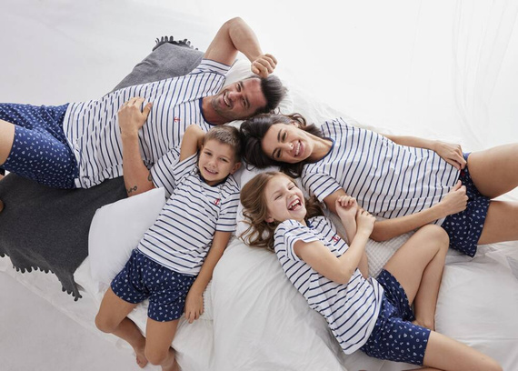 Piżama chłopięca 801/111 802/111 Marine Cornette biały-granatowy