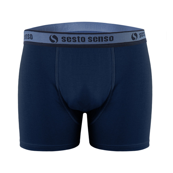 Bokserki męskie BM02 Cougar Sesto Senso - granatowy