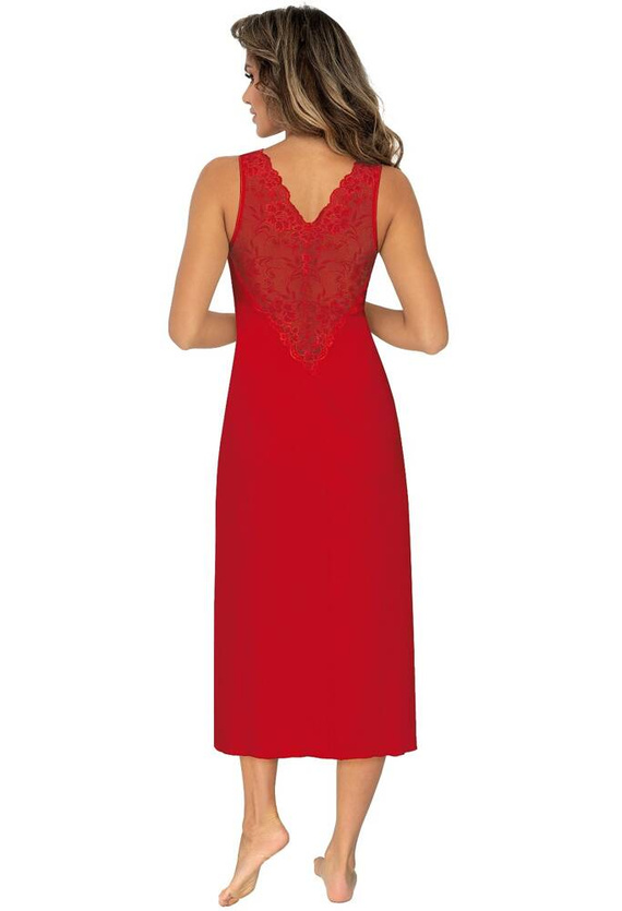 Koszula nocna Kristina Long Donna - czerwony