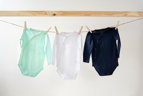 2010 Kopertowe body z długim rękawem Miracle - mięta