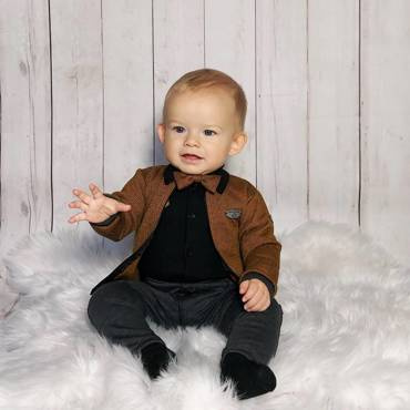 Komplet katana + spodnie Miłosz Bambarillo brązowy