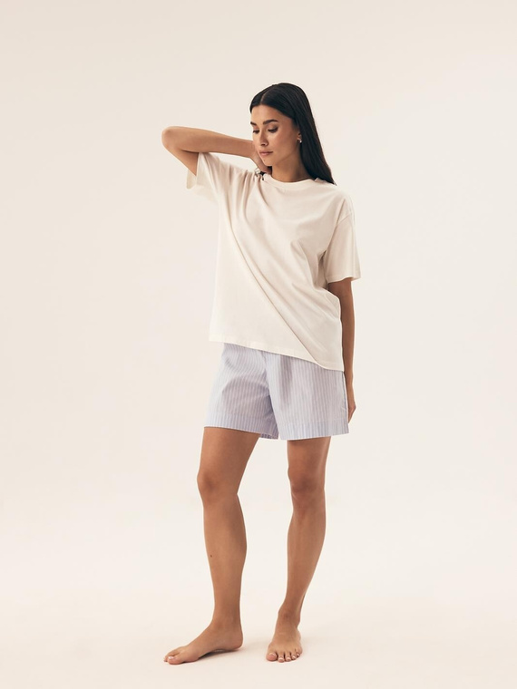 Piżama Damska 42783 Nanda Henderson -kremowy