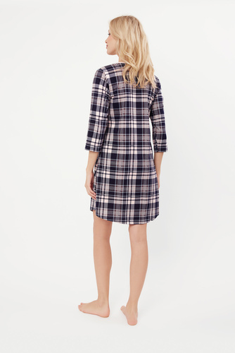 Koszula nocna z rękawem 3/4 Dona Italian Fashion - druk 