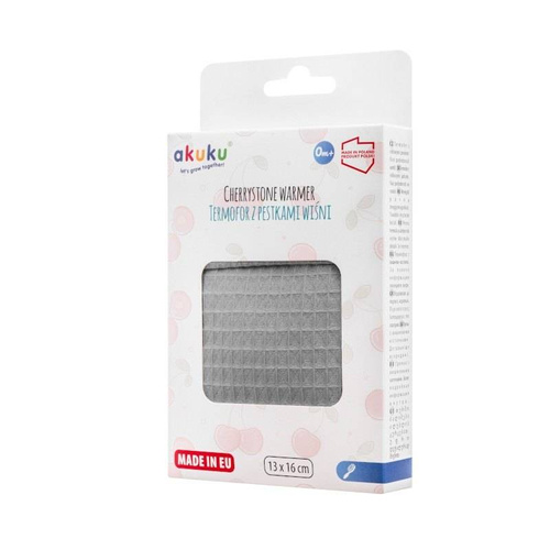 Termofor z pestek wiśni ALA0535 Akuku grey