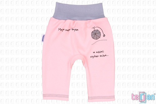 Spodenki bawełniane "BIKE" ecru