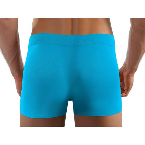 Bezszwowe bokserki męskie BM07 Solar Sesto Senso - turkusowy