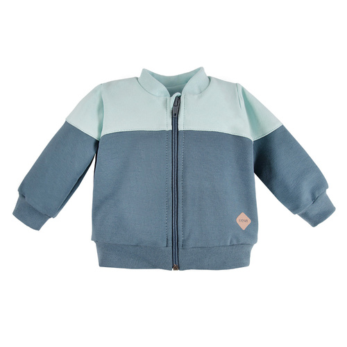 Rozpinana bluza chłopięca Balloons Eevi- ciemny turkus 