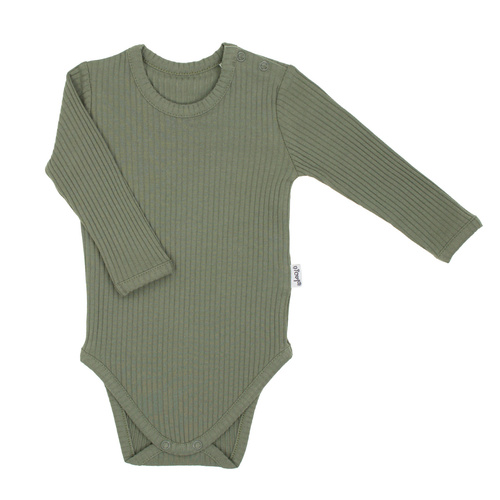 Body Nicol Yogi Bear 218097 – khaki, długi rękaw, bawełna