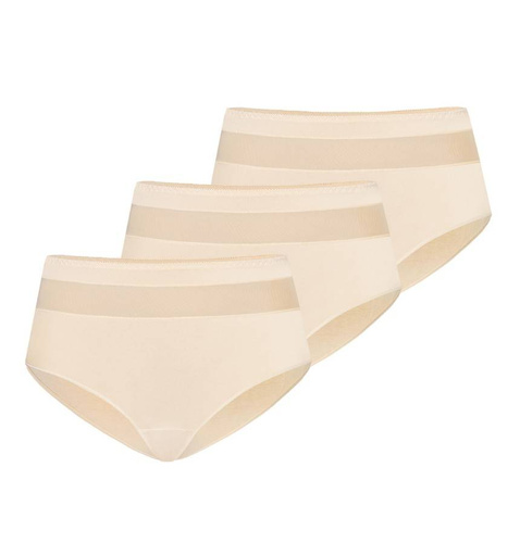 Wielopak Figi z wysokim stanem Vera Teyli - beżowy