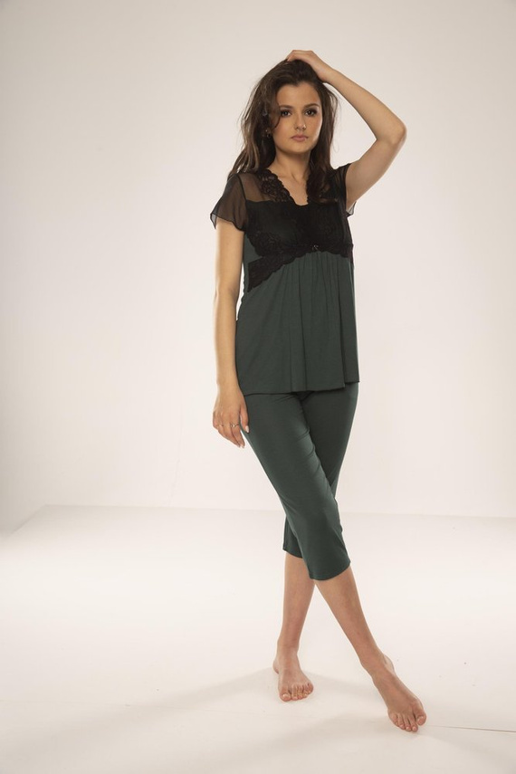 Piżama Damska 490 Artemise Forex - zielony