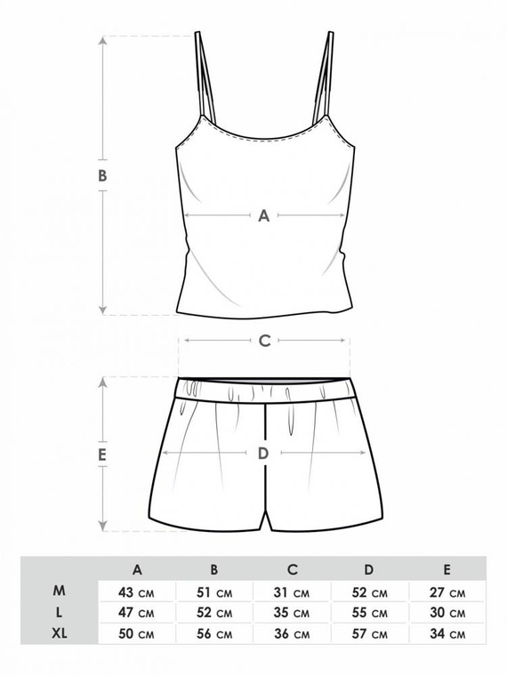 Piżama damska PJS-0001- panterka