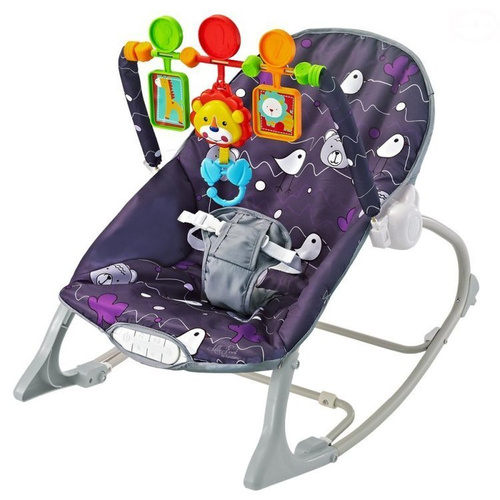 Leżaczek Little Forest Eurobaby purple