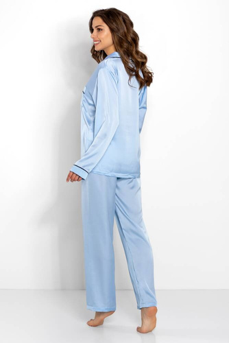Piżama damska Classic Look Blue Momenti Per Me