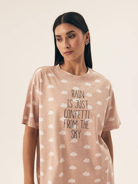 Piżama Damska 42647 Nubes Henderson - beżowy