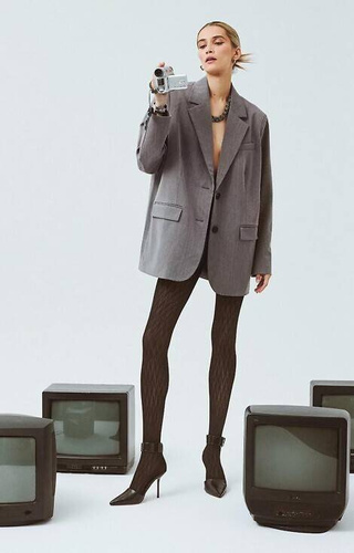 1214 Reyna Rajstopy 60 den Gabriella - nero