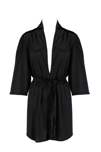 Szlafrok damski Sybilla Peignoir Casmir czarny