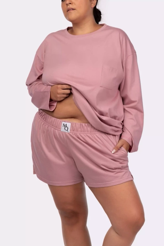 Piżama damska Joy longsleeve Mona pink