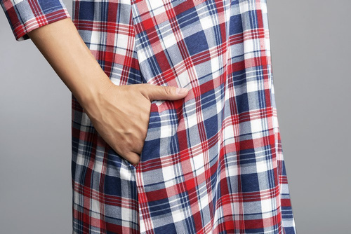 Rugia koszula nocna ciążowa i do karmienia rękaw 3/4  Italian Fashion- granat 