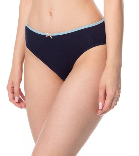  Figi Damskie L-122 BI-44 A'3  Lama granatowy niebieski