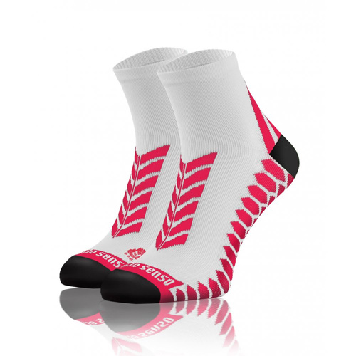 Sport Socks Skarpety sportowe Sesto Senso biały-różowy 