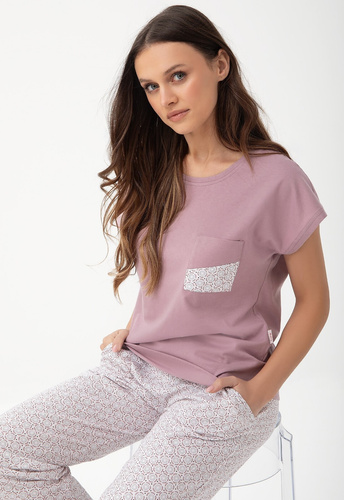 Piżama Damska 319 Luna -kakaowy