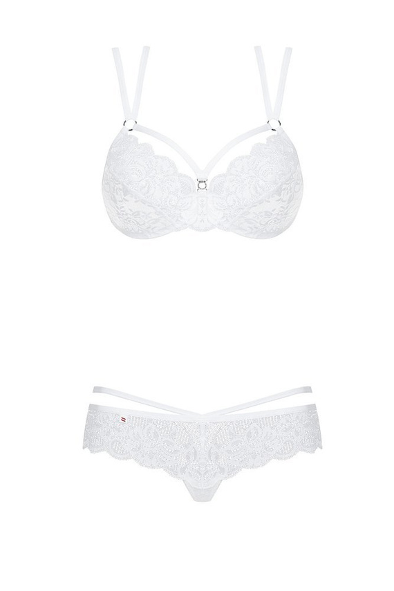 Dwuczęściowy komplet 860 SET-2 Obsessive biały