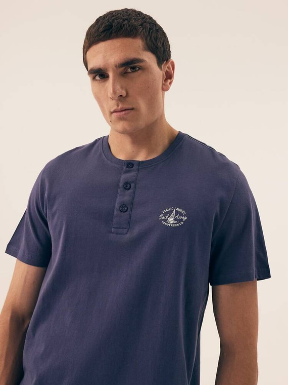 Piżama Męska 42789 Octave Henderson -granatowy