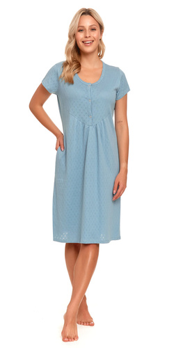 TCB.4444 Koszula Nocna do karmienia Doctor Nap - satin blue
