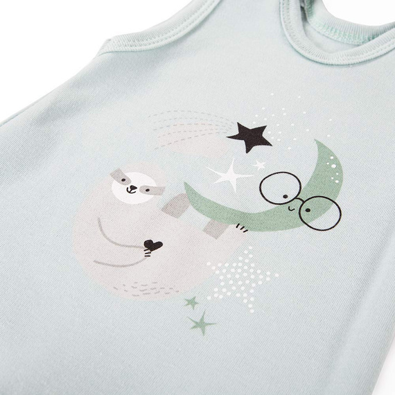 Śpiochy niemowlęce Mellow Ewa Klucze- mięta