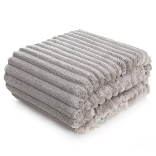 Koc narzuta z mikrofibry Soft Designe91 beżowy 