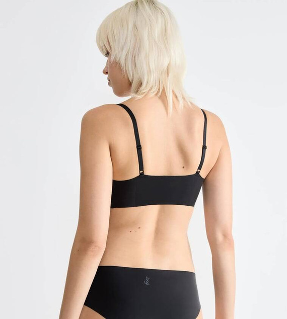Miękki biustonosz Braletka Zero Microfibre 2.0 Bralette Sloggi - czarny