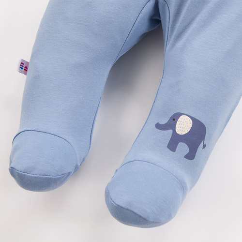 Półśpiochy niemowlęce Elephant Eevi - niebieski