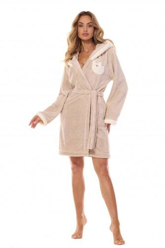 Szlafrok damski 2411 Lazy L&L - angora