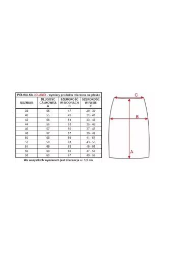 Półhalka damska 86557Jolandi Mewa czarny 
