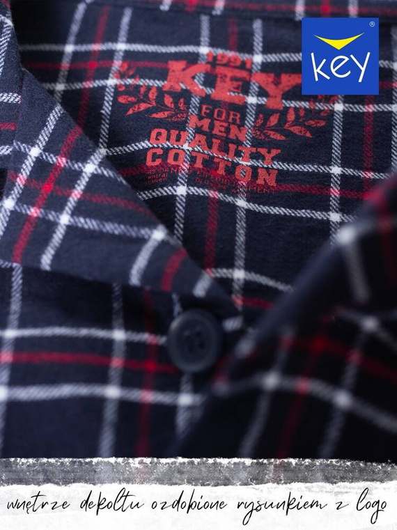 Piżama Męska MNS 414 Key granatowy
