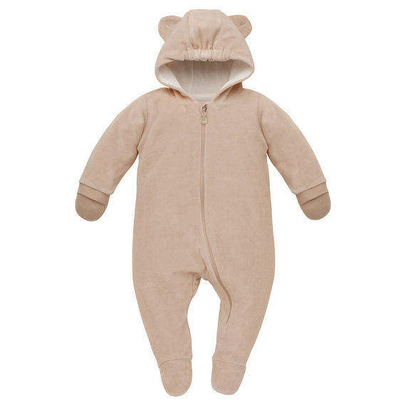 Kombinezon welurowy Lovely Day Pinokio - beżowy