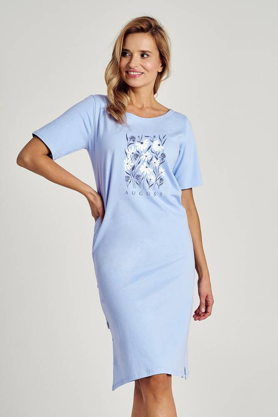 Koszula Damska 3139 Viviana Taro-niebieski