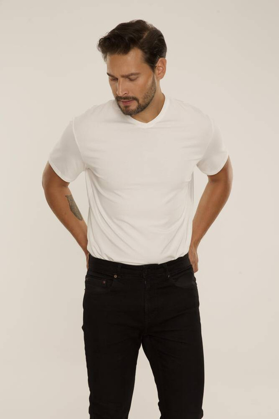 Koszulka t-shirt 828 Chandler De Lafense - ecru